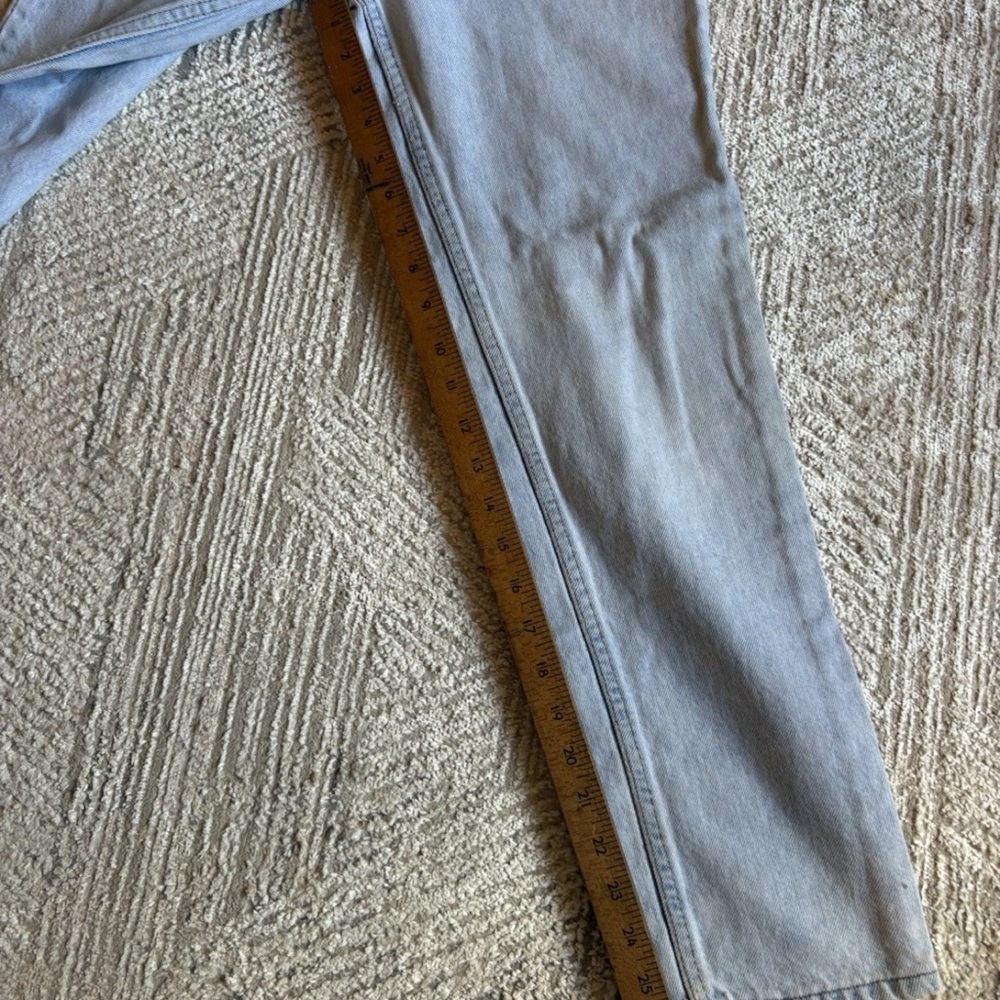 Vintage Levi’s 512 Student Fit Jeans 26x28 Made in USA Light Wash 100% Cotton - Picture 3 of 11
